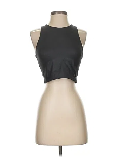 Pre-owned Athleta Tank Top Gray Halter Neckline Tops