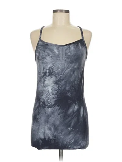 Pre-owned Athleta Tank Top Gray Halter Neckline Tops