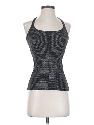 Pre-owned Athleta Tank Top Gray Halter Neckline Tops