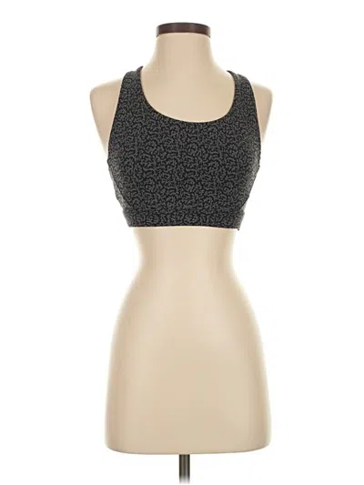 Pre-owned Athleta Tank Top Gray Halter Neckline Tops