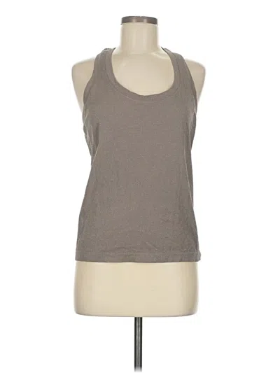Pre-owned Athleta Tank Top Gray Halter Neckline Tops