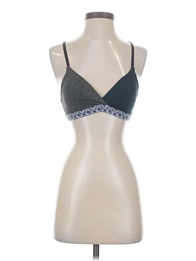 Pre-owned Athleta Tank Top Gray Halter Neckline Tops