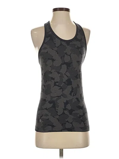 Pre-owned Athleta Tank Top Gray Halter Neckline Tops