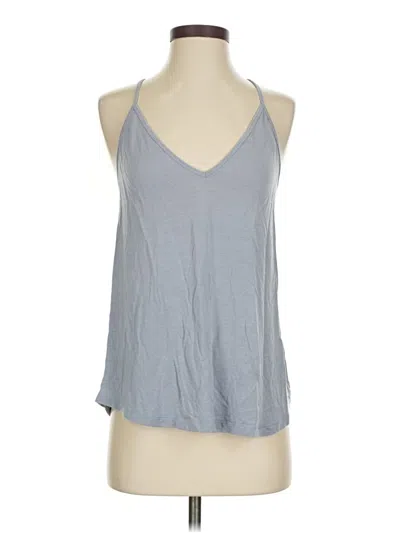 Pre-owned Athleta Tank Top Gray Halter Neckline Tops