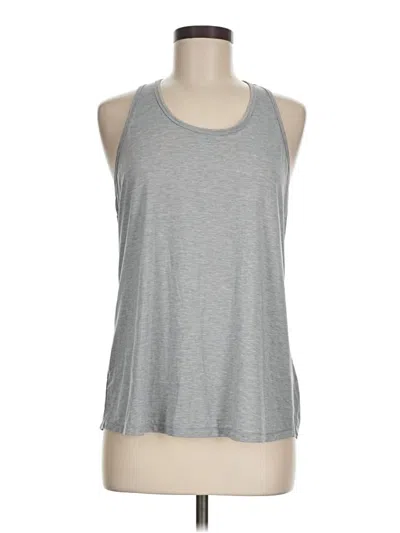 Pre-owned Athleta Tank Top Gray Halter Neckline Tops