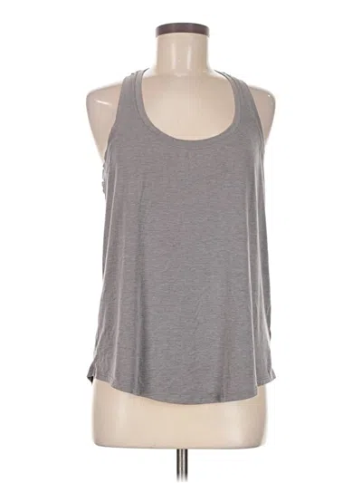 Pre-owned Athleta Tank Top Gray Halter Neckline Tops