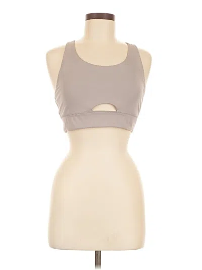 Pre-owned Athleta Tank Top Gray Halter Neckline Tops