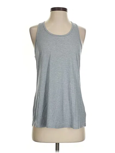 Pre-owned Athleta Tank Top Gray Halter Neckline Tops