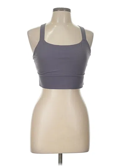 Pre-owned Athleta Tank Top Gray Halter Neckline Tops