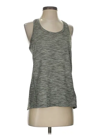 Pre-owned Athleta Tank Top Gray Halter Neckline Tops