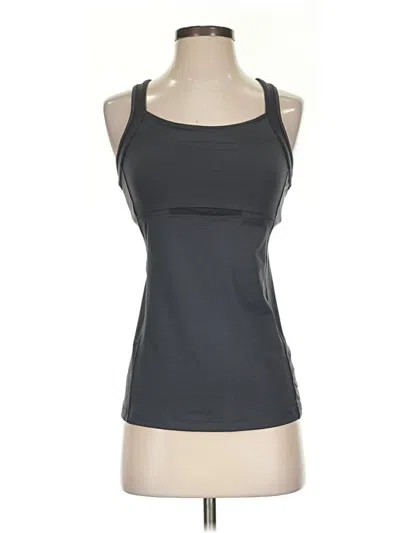 Pre-owned Athleta Tank Top Gray Halter Neckline Tops
