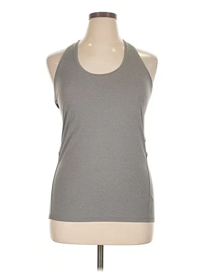 Pre-owned Athleta Tank Top Gray Halter Neckline Tops