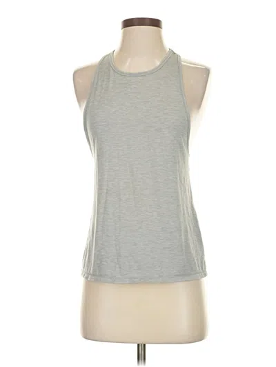 Pre-owned Athleta Tank Top Gray Halter Neckline Tops
