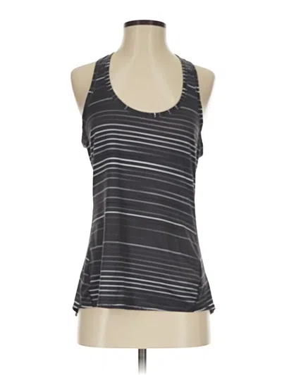 Pre-owned Athleta Tank Top Gray Halter Neckline Tops