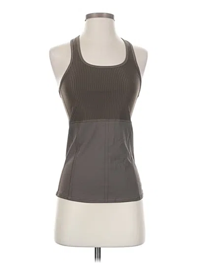 Pre-owned Athleta Tank Top Gray Halter Neckline Tops