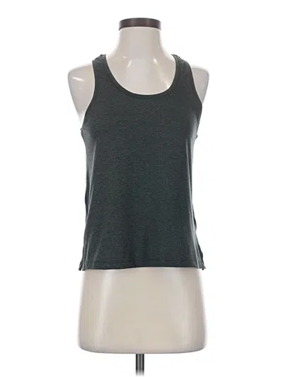 Pre-owned Athleta Tank Top Gray Halter Neckline Tops