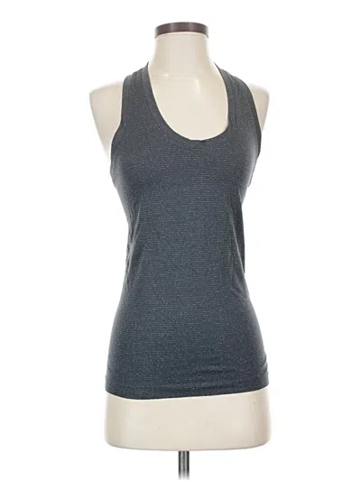 Pre-owned Athleta Tank Top Gray Halter Neckline Tops
