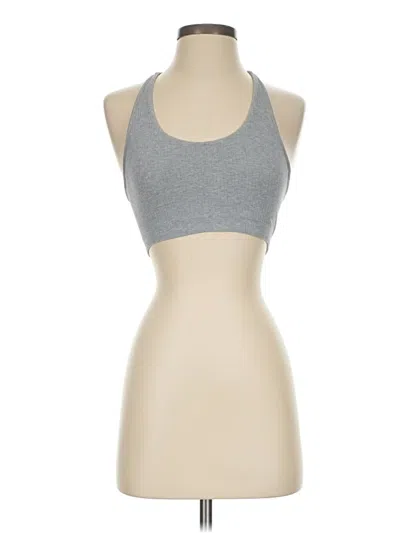 Pre-owned Athleta Tank Top Gray Halter Neckline Tops