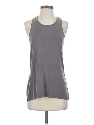 Pre-owned Athleta Tank Top Gray Halter Neckline Tops
