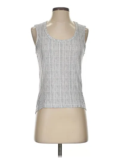 Pre-owned Athleta Tank Top Gray Halter Neckline Tops