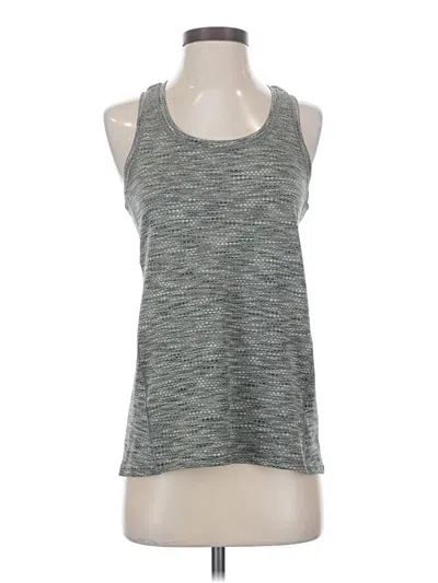 Pre-owned Athleta Tank Top Gray Halter Neckline Tops