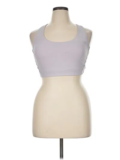 Pre-owned Athleta Tank Top Gray Halter Neckline Tops