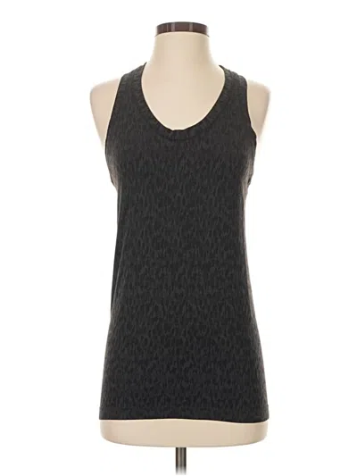 Pre-owned Athleta Tank Top Gray Halter Neckline Tops