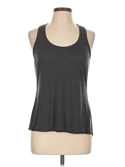 Pre-owned Athleta Tank Top Gray Halter Neckline Tops