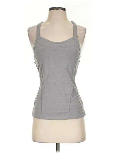 Pre-owned Athleta Tank Top Gray Halter Neckline Tops