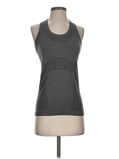 Pre-owned Athleta Tank Top Gray Halter Neckline Tops