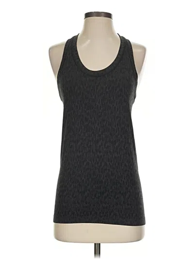 Pre-owned Athleta Tank Top Gray Halter Neckline Tops