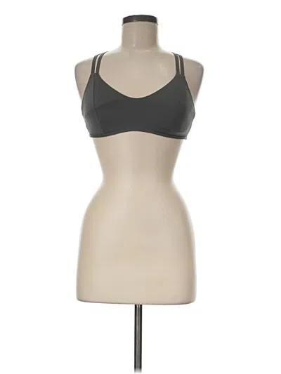 Pre-owned Athleta Tank Top Gray Halter Neckline Tops