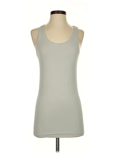 Pre-owned Athleta Tank Top Gray Strapless Neckline Tops