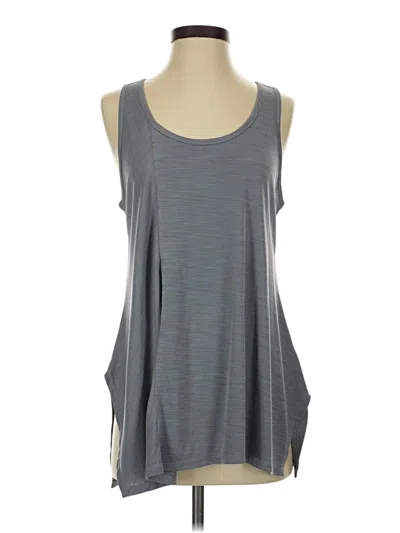 Pre-owned Athleta Tank Top Gray Strapless Neckline Tops