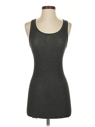 Pre-owned Athleta Tank Top Gray Strapless Neckline Tops