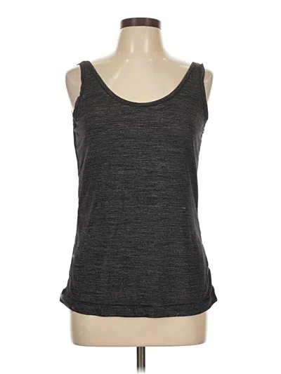 Pre-owned Athleta Tank Top Gray Strapless Neckline Tops