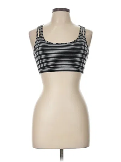 Pre-owned Athleta Tank Top Gray Strapless Neckline Tops