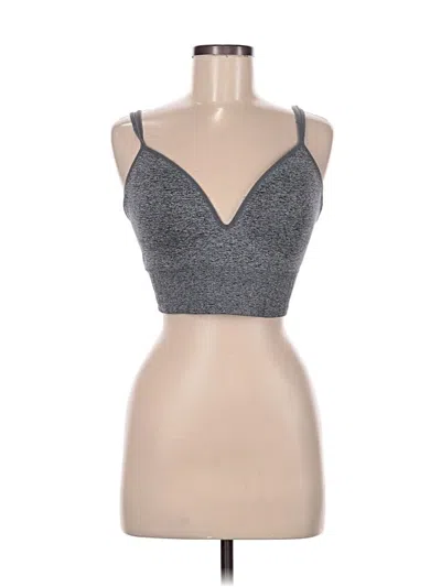 Pre-owned Athleta Tank Top Gray Strapless Neckline Tops