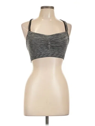 Pre-owned Athleta Tank Top Gray Strapless Neckline Tops