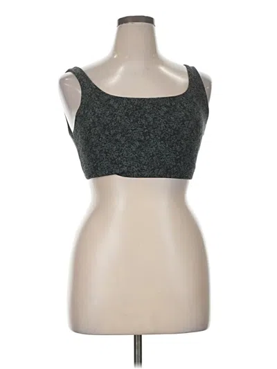 Pre-owned Athleta Tank Top Gray Strapless Neckline Tops