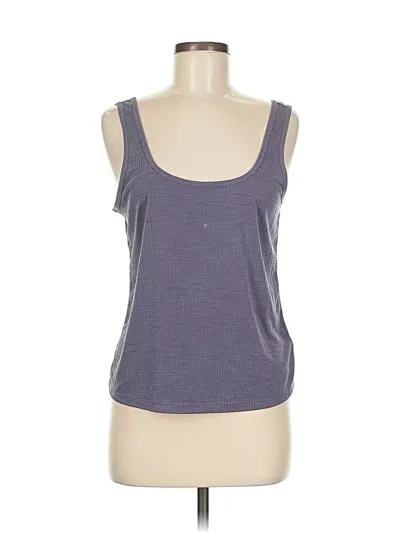 Pre-owned Athleta Tank Top Gray Strapless Neckline Tops