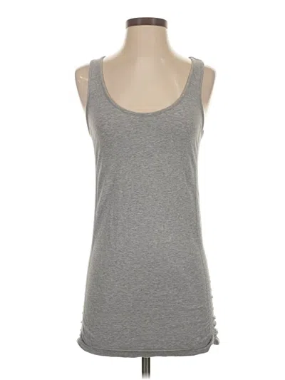 Pre-owned Athleta Tank Top Gray Strapless Neckline Tops