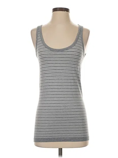 Pre-owned Athleta Tank Top Gray Strapless Neckline Tops