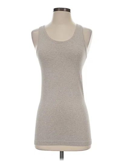 Pre-owned Athleta Tank Top Gray Strapless Neckline Tops