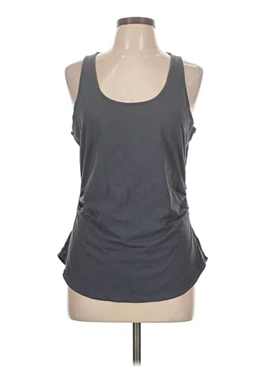 Pre-owned Athleta Tank Top Gray Strapless Neckline Tops