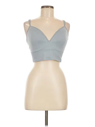 Pre-owned Athleta Tank Top Gray Strapless Neckline Tops