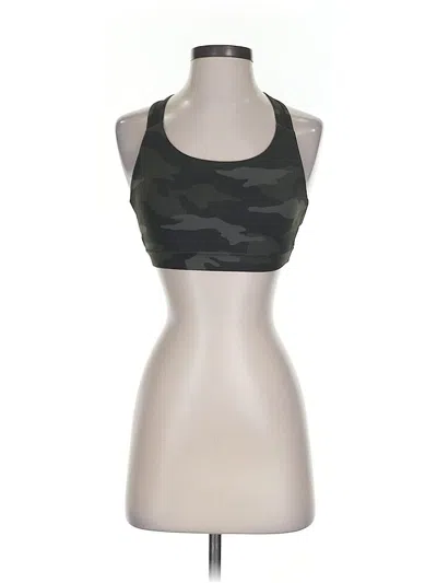 Pre-owned Athleta Tank Top Green Halter Neckline Tops