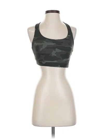 Pre-owned Athleta Tank Top Green Halter Neckline Tops