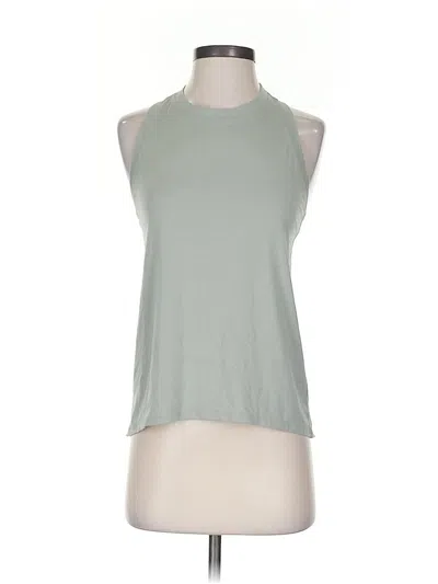 Pre-owned Athleta Tank Top Green Halter Neckline Tops