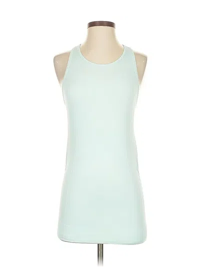 Pre-owned Athleta Tank Top Green Halter Neckline Tops